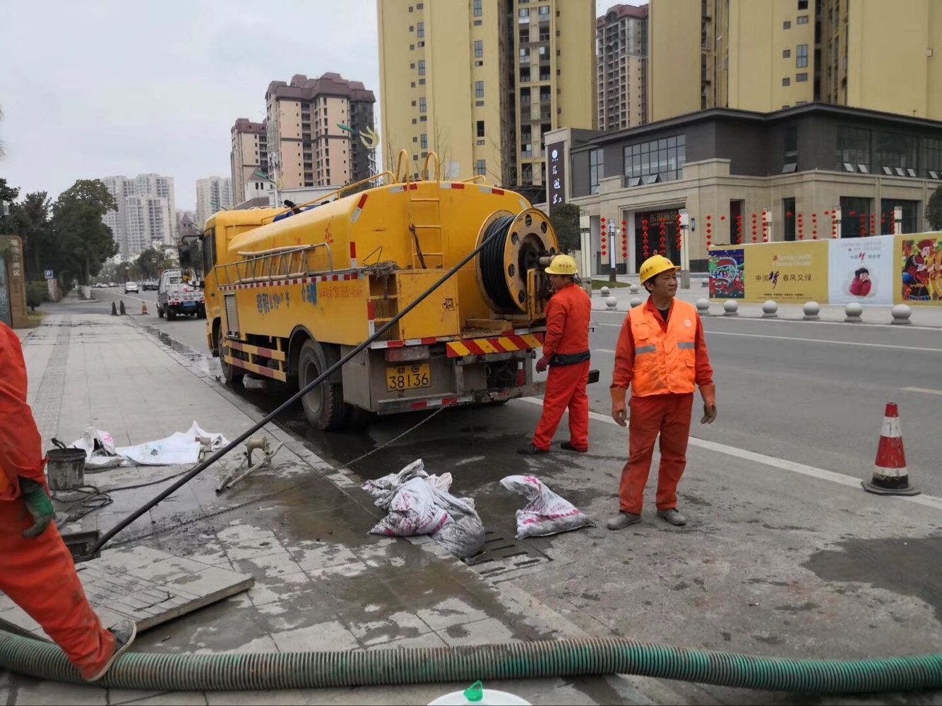 横峰排污管道清淤-管道清洗