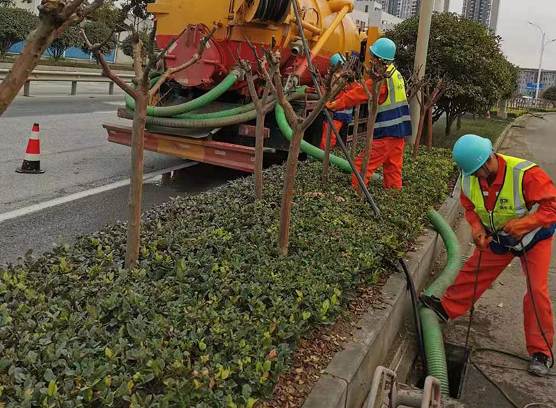 横峰市政管道清淤